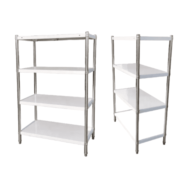 Estantería 4 Niveles 120 cm Acero Inoxidable ECOBECK