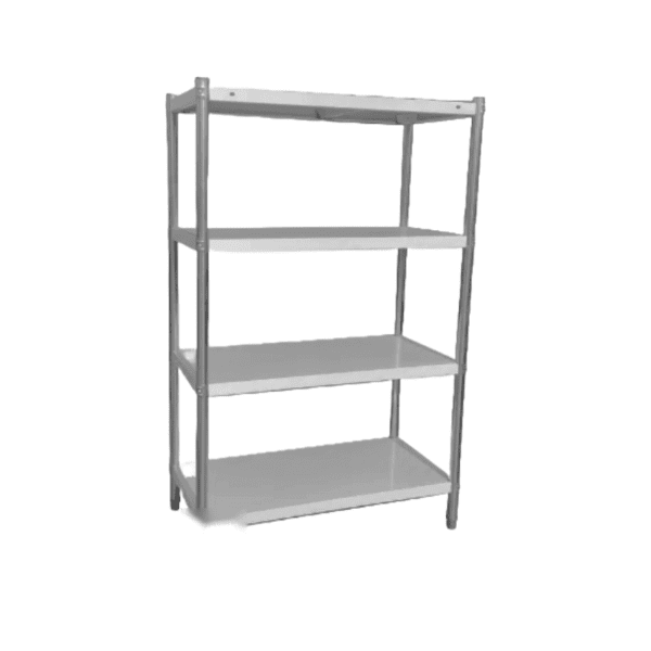 Estantería 4 Niveles 120 cm Acero Inoxidable ECOBECK