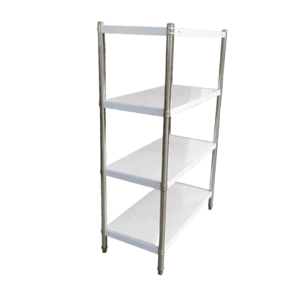 Estantería 4 Niveles 120 cm Acero Inoxidable ECOBECK
