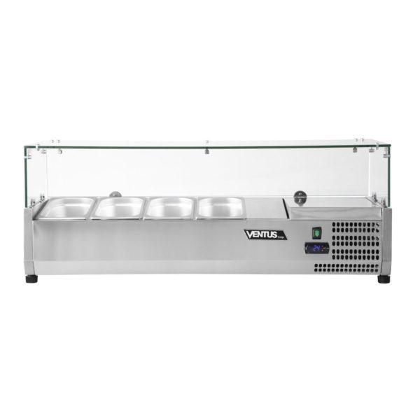 Salsera Refrigerada Sobremesa 150 cm KSR 6Dep 1/4GN - 214150 KSR-1500- KFB -ECOBECK