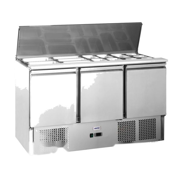 Mesón Saladette Acero VMRSL-385 BENEFIT VENTUS