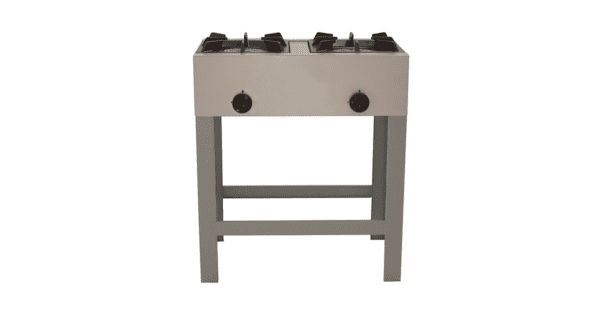 Anafe Alto 4 Q 15 cm C/Churrasq. 61x22 Cm Parrilla 30x30cm 23Kw 2.197 m3/h 84x73x85 Cm - 6EA3 MAIGAS