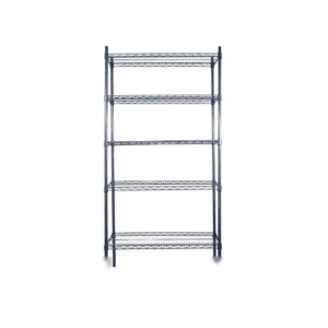 Estantería Epóxica 4 Niveles 152x45x180 cm 250Kgd/Nivel Gris Antibact- 100016 VER 15246 VENTUS
