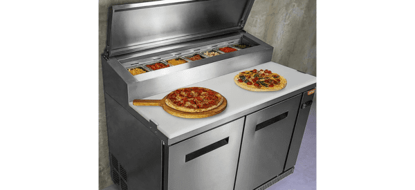 Meson Preparacion 2 Ptas 255 Lts F.FORZADO Meson Liso A.Inox 0.37Kw -2ºC/8ºC 150x60x85 Cm -FAGM150 MAIGAS