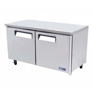 Mesón Preparacion 2 Ptas 340Lts 2 Repisas F.FORZADO 0.77Kw Congelador -17ºC/ -25ºC 122.5x76.2x93 Cm - CMUF-48 VENTUS