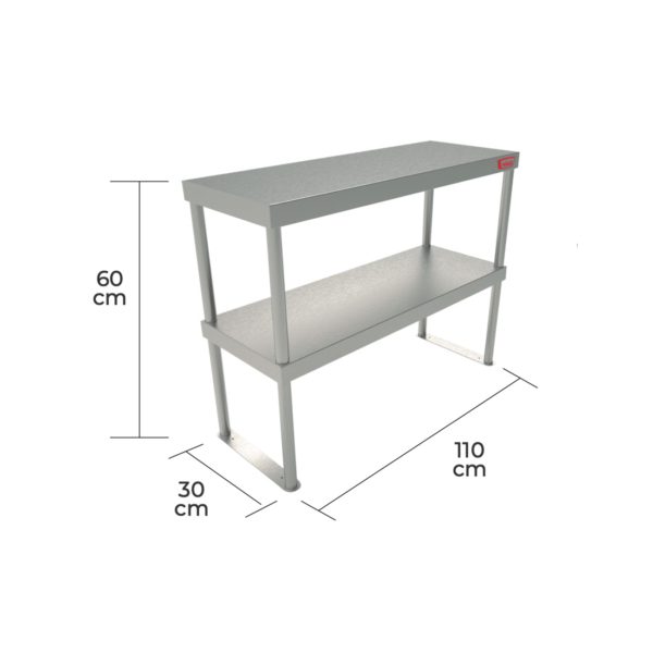 Plateo Doble Modulo 3 Dep. 108x30x60cm - 6ED308 MAIGAS