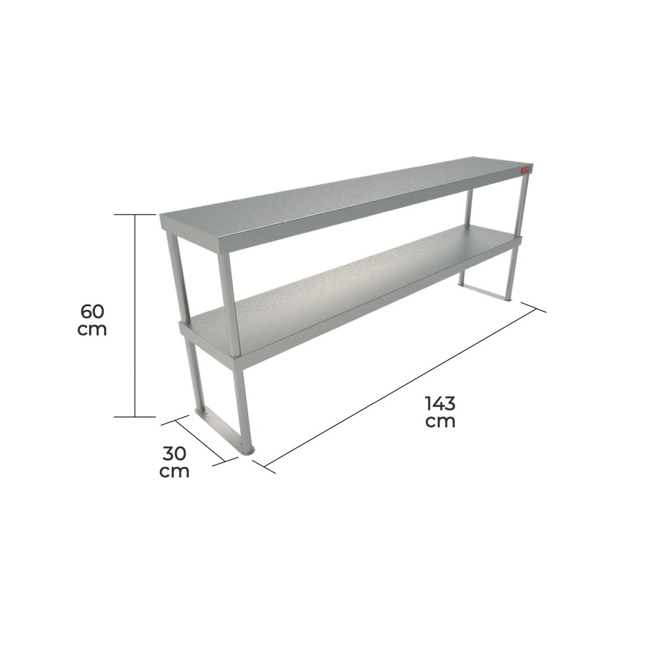 Plateo-Doble-Modulo-4-Dep.-148x30x60-Cm-6ED309-M