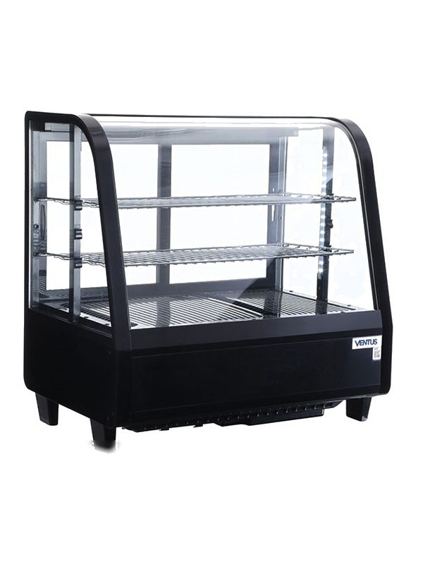 Vitrina Refrigerada Horizontal Negra 100 litros - VENTUS
