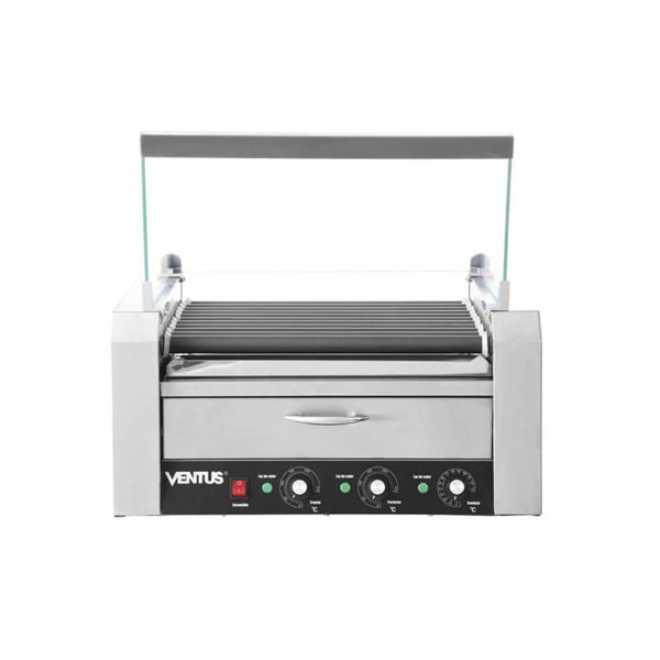 Roller 11 Rodillos C/Teflon C/Cupula Vidrio Preparacion 0ºC/270ºC Cajon 50ºC/130ºC S/Mesa 1.6 Kw 0°C/270°C 59x48.5x30 Cm - 1