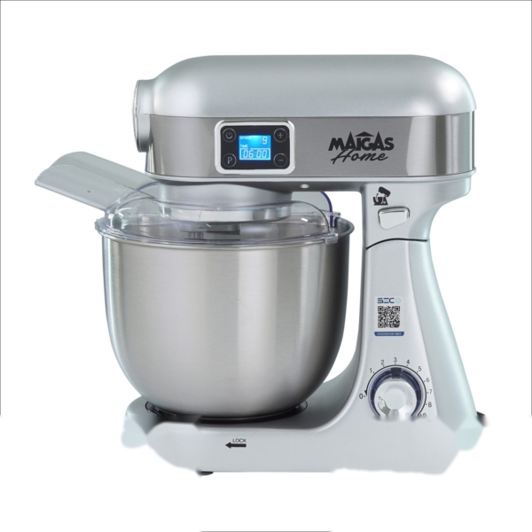 Batidora Pastelera 5 L Acero Inox. 10 Velocidades - MAIGAS