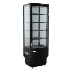 Vitrina Pastelera Vertical 218 litros Negro - MAIGAS