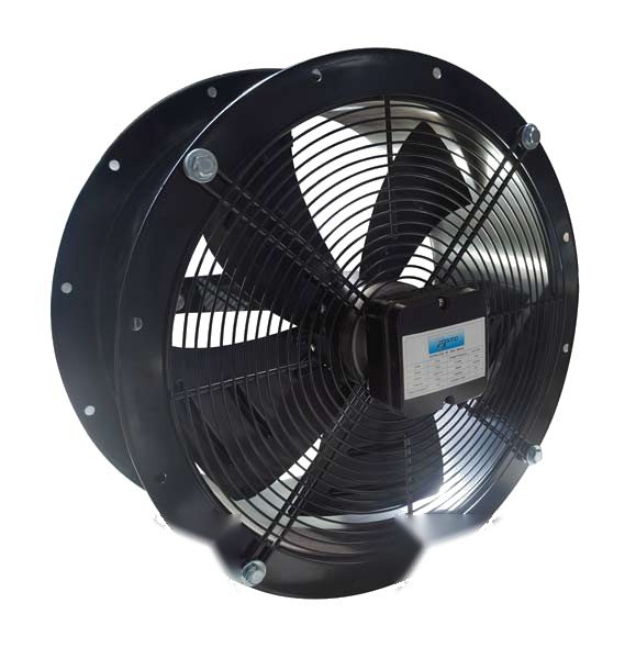 Extractor de Aire 300 mm (12") 0.55Amp 125W 2400rpm 1800m3/h - 30x30x18 Cm TSUKI (2153) CALVAC
