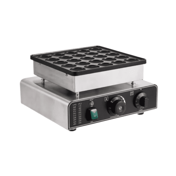 Maquina p/Mini Panqueques Doble (25 moldesx2) Elect. 1.5 Kw. 59x31x20 Cm 210552 NP-Q25-2 KFB-ECOBECK