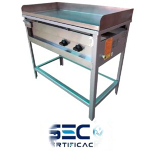 Plancha Churrasquera A Gas 100 X 50 cm 9.2Kw 28mbar 101x51x85cm Ac. Inox. - CH50100C COUSIÑO