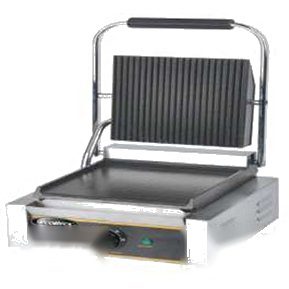 Plancha Churrasquera Eléctrica Lisa Simple 1.8Kw Plancha 22.5x23 Cm 50ºC/300ºC HEG-811B 39x30.5x21 Cm - 210311 KFB -ECOBECK