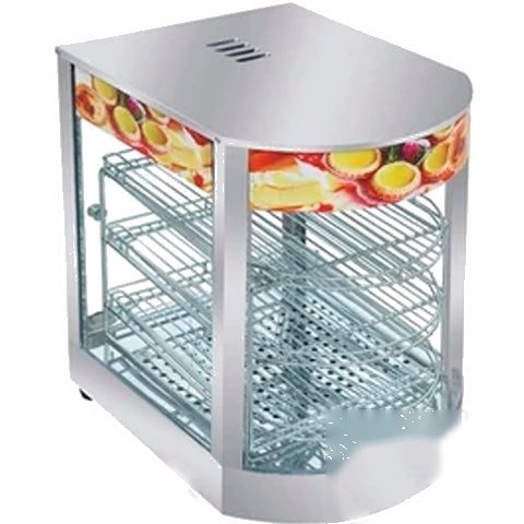 Vitrina Mantenedora de Calor 1 Bandeja 3 Niv. Vert. HW 1P 0.85Kw-45x35x52 Cm- 210801 KFB -ECOBECK