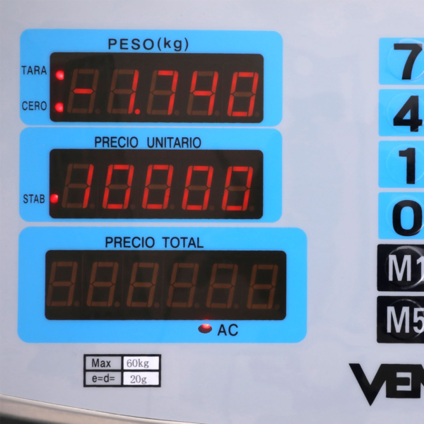 Balanza 60 KG con Visor Aereo B60VA Pro | VENTUS