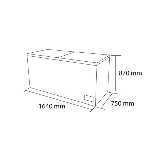 Congeladora Tapa Metálica BD-522 Litros MAIGAS