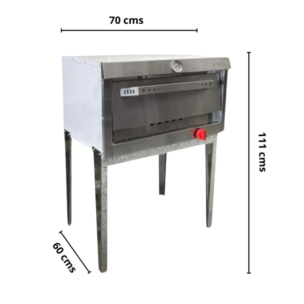 Horno a Gas 40x60 cms GLP 1 Camara | TOPGAS