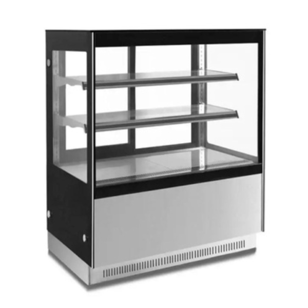 Vitrina Pastelera Recta 1.0 Mts- 2ºC/8ºC 1/2 Hp 100x70x120 Cm 4472 CALVAC