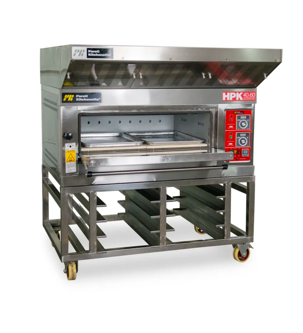 Horno de Piso a Gas 1 Cámara 40x60 cm 10 Kw 20°C/300°C- 136x89x60 Cm HPK1 4060 KITCHENETTE (PARETI)