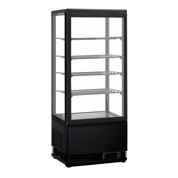 Vitrina Pastelera Vertical 0098 Lts Negro - 38.5x42.8x111 Cm 109658 GVP-98-B ITA