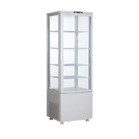 Vitrina Pastelera Vertical 0235 Lts Blanco F.FORZADO 250W 0ºC/12ºC 51.5x48.5x169cm - 109659 ITA