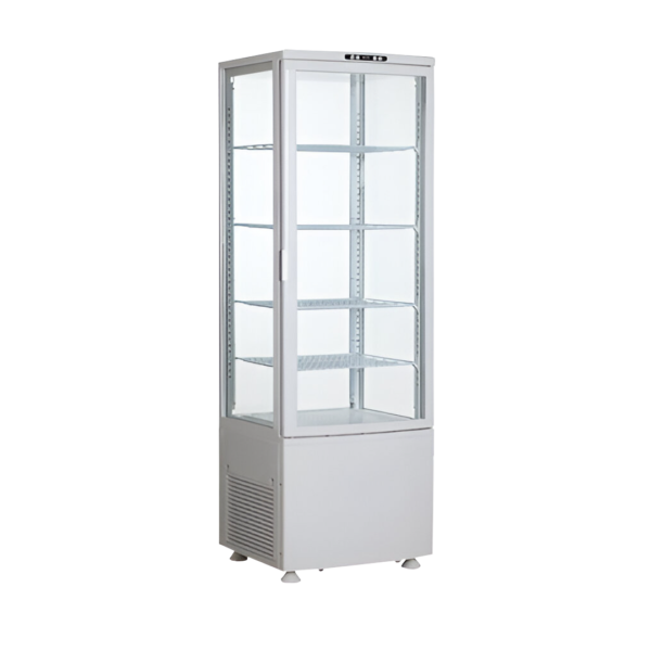Vitrina Pastelera Vertical 0235 Lts Blanco F.FORZADO 250W 0ºC/12ºC 51.5x48.5x169cm - 109659 ITA