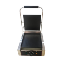 Plancha Churrasquera Eléctrica Lisa Simple 1.8Kw 50ºC/300ºC CK-826 Mod HEG-811B 30.5x37x21 Cm - ITA