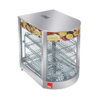Vitrina Mantenedora de Calor 1 Bandeja 3 Niveles Vert. HW 1P 850W-45x35x52 C- 210808 KFB -ECOBECK