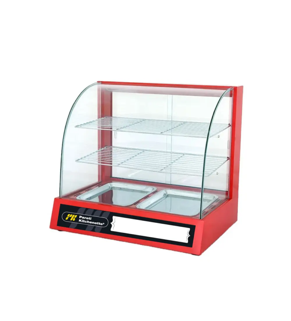 Vitrina MantenedoraDe Calor Templada Recta 90x48x59 cm - Pareti (LR-WS-809)