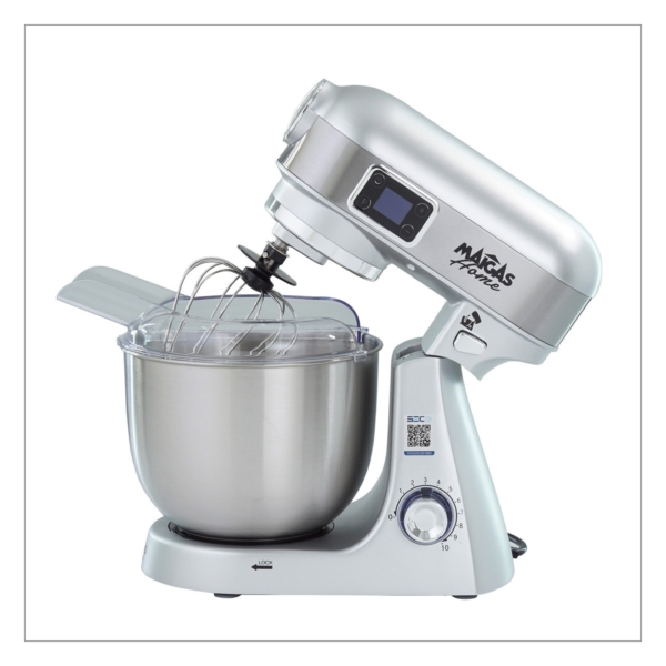 Batidora Pastelera 5 L  Acero Inox. 10 Velocidades – MAIGAS