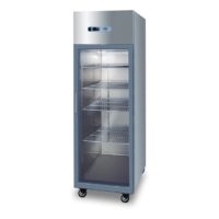 Congelador Vertical 0500Lts 1Pta Vidrio F.Forzado -18°C/0°C